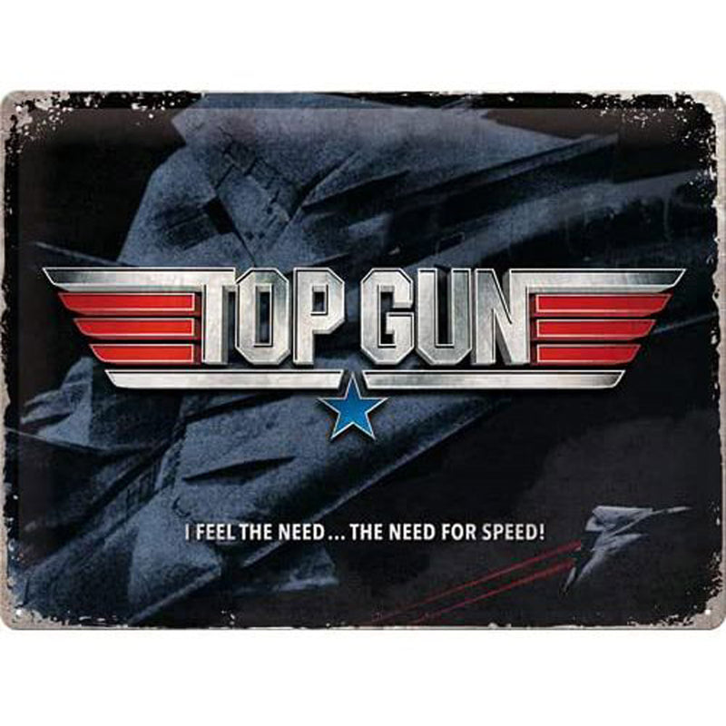 Nostalgic-Art Large Sign Top Gun