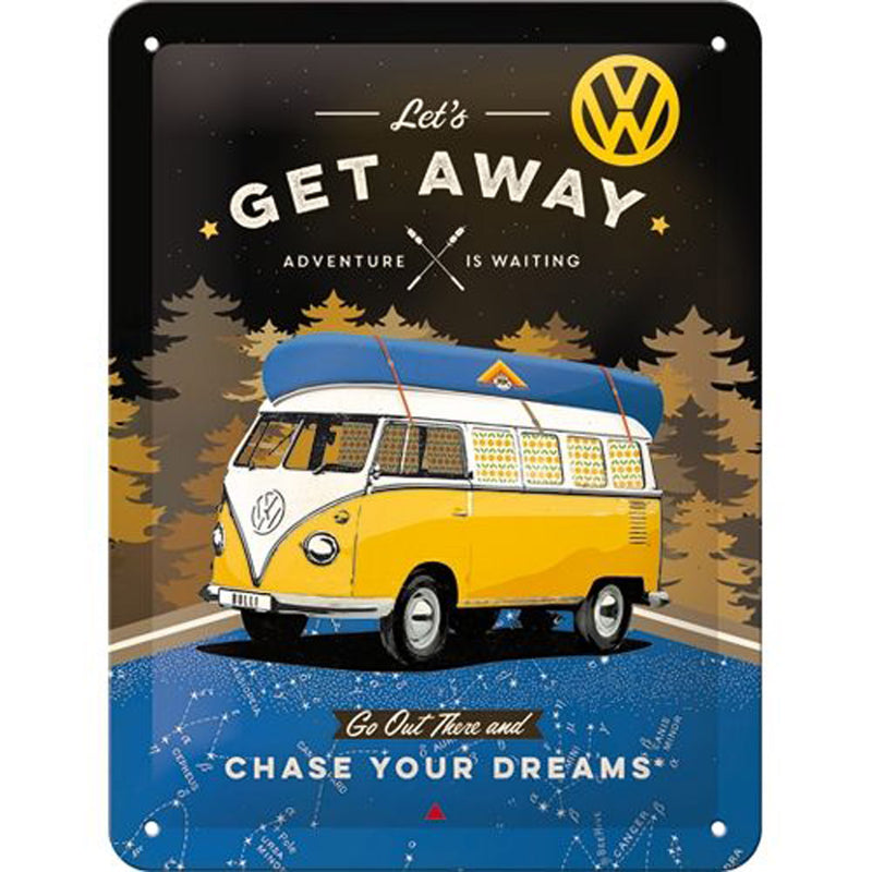 VW Nostalgic-Art Small Sign (15x20cm)