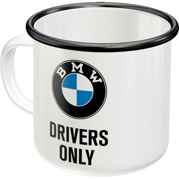 Nostalgic-Art BMW Drivers Only Enamel Mug