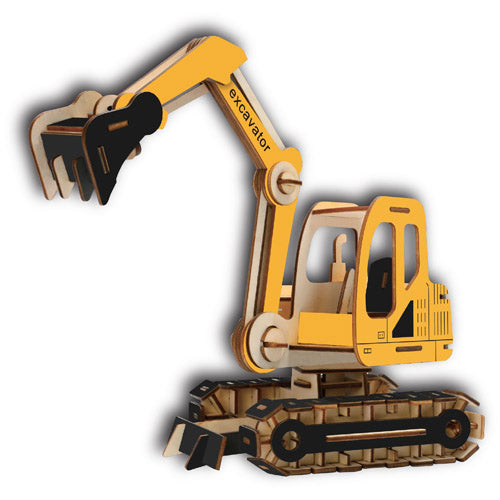 S.T.E.A.M Wood Craft Project Excavator