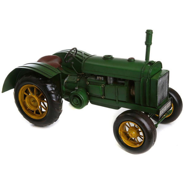 Green and Gold Tractor Model 38cm