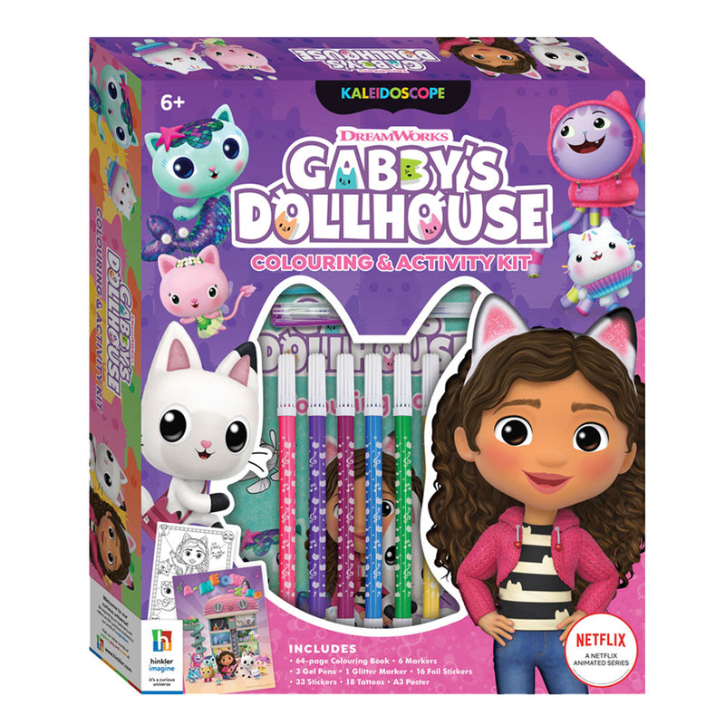 Super Gabby's Dollhouse Colouring & Activity Kit