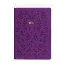 Letts 2024 Woodland A5 viikko nähdäksesi päiväkirjan