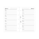 Filofax Mini Name/Address/Numbers Notepaper