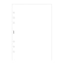 Filofax A5 Organiser Refill (White)