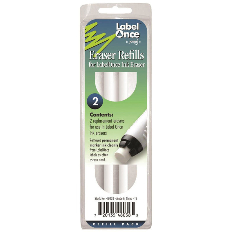 Jokari Ink Eraser Refill 2pk