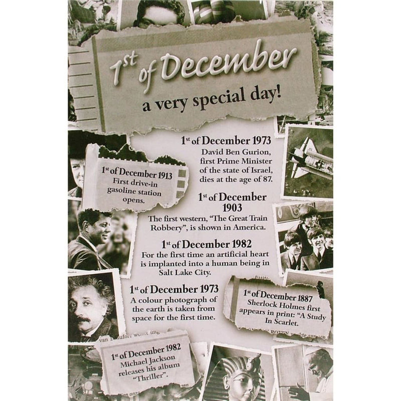 December Chronicle Card