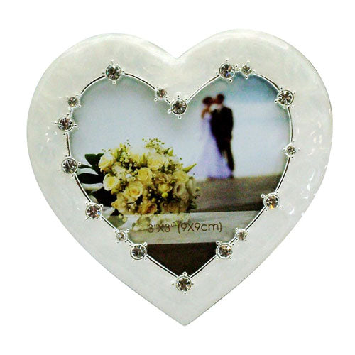 Heart Wedding Frame (Cream)