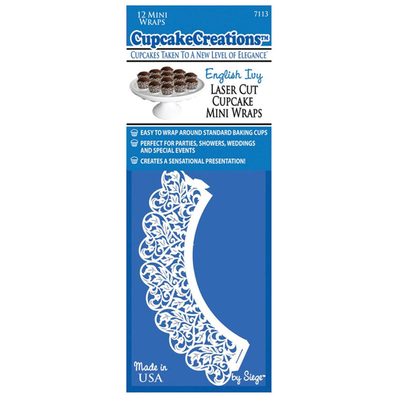 English Ivy Mini Cupcake Wrap 12pk