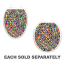 Retro Waves Toilet Tattoo