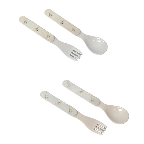 B-Parker L/W Melamine Fork and Spoon Set