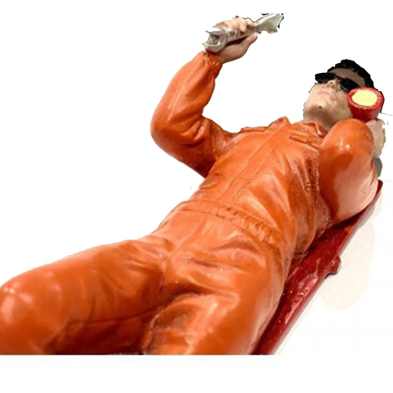 Mekaniker i uniform 1:24 Skala Figur (Orange)