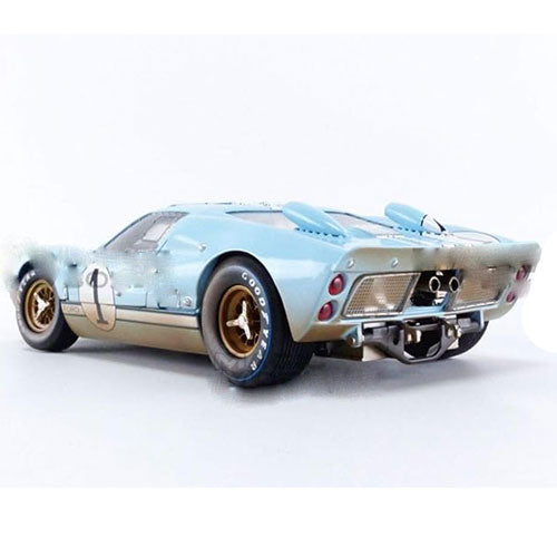 1966 Ken Miles Ford GT40 MK11 1:18 Model Car (Blu/Whte/Orng)