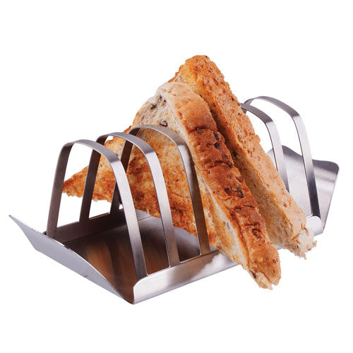 Appetito Stainless Steel Toast Rack with Tray