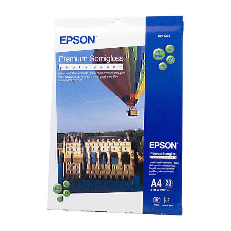 Epson-puolikiiltävä valokuvapaperi 20pc