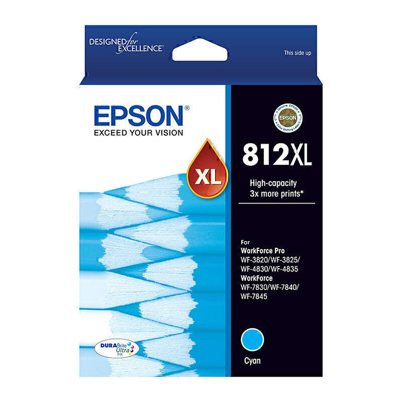 Epson 812XL -mustepatruuna