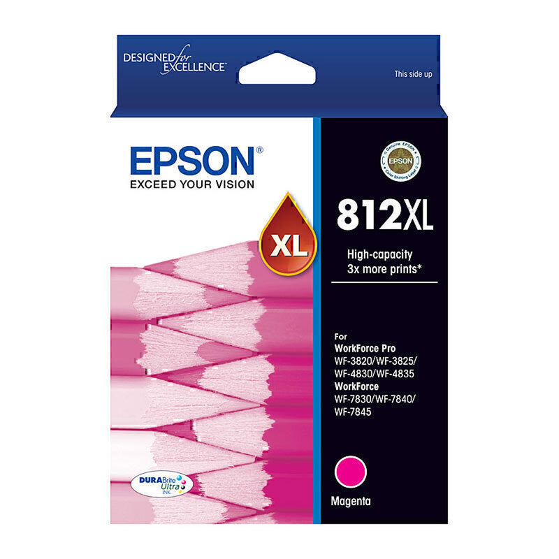 Epson 812XL -mustepatruuna