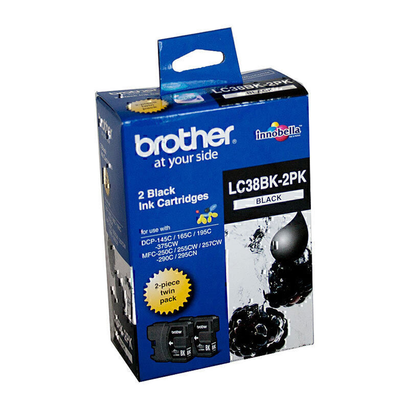 Broder LC38 Cartridge Twin Pack (svart)