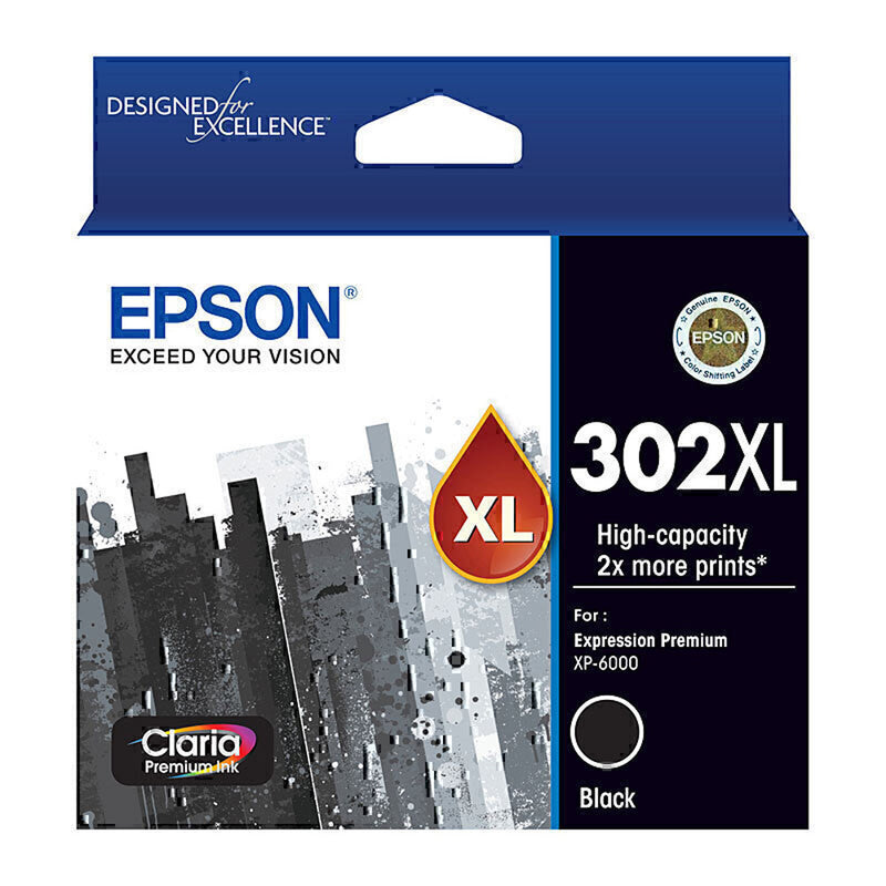 Epson 302xL -mustepatruuna