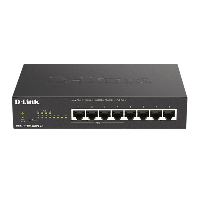 D-Link 8 -port Gigabit Smart Managted Poe Switch