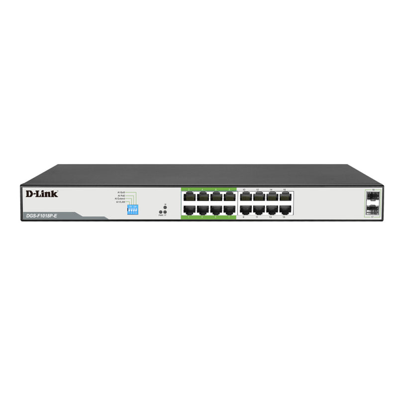 D-Link Gigabit Poe -kytkin 2 uplinkkiportilla