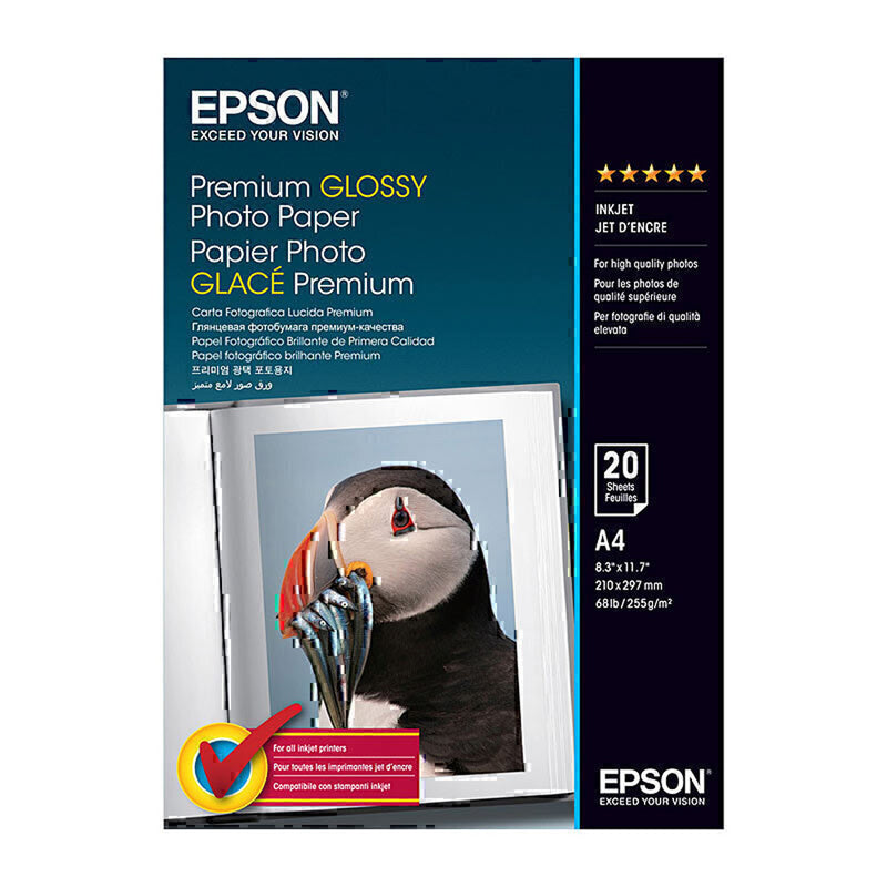 Epson Premium kiiltävä valokuvapaperi 20pc