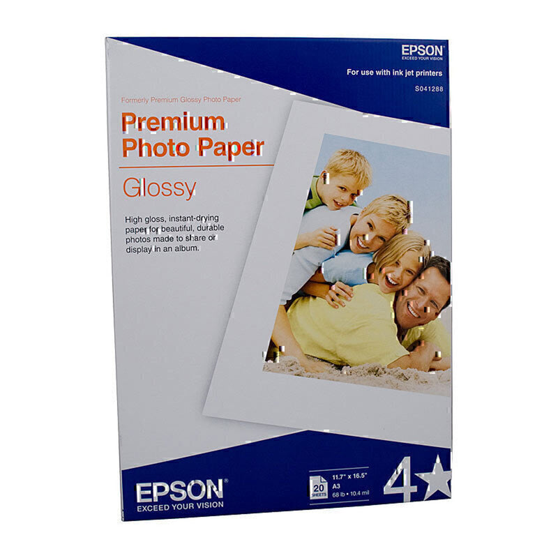 Epson Premium kiiltävä valokuvapaperi 20pc