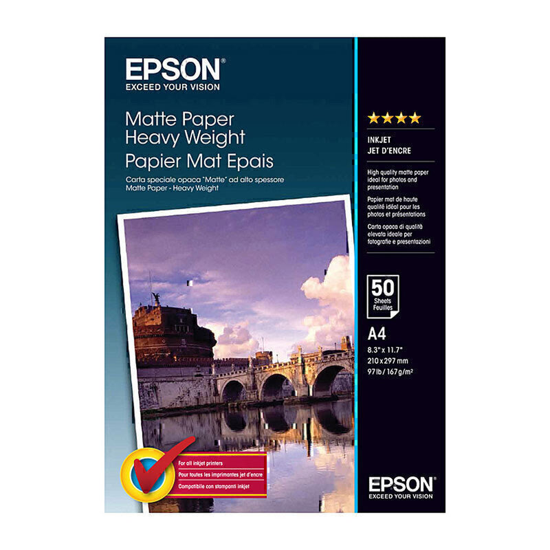 Epson matta raskas painopaperi 50kpc