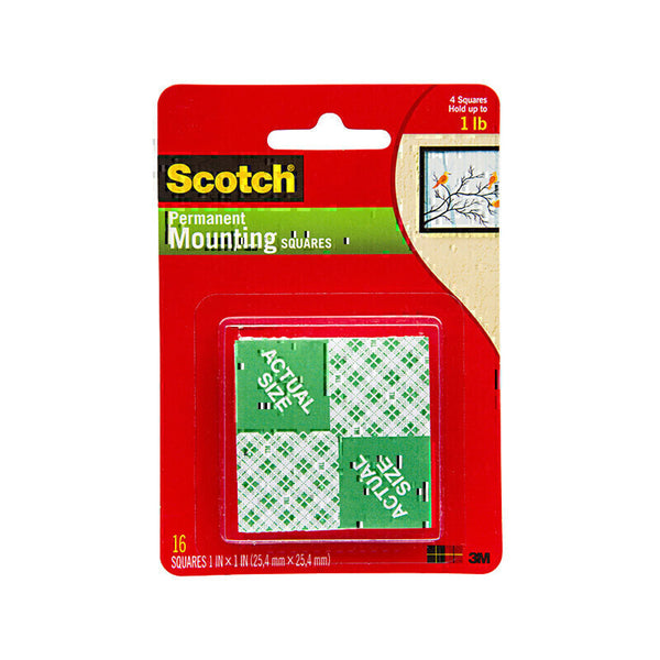 Scotch 111P Indoor Mounting Square 250mm (Box of 6)