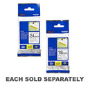 Brother Strong Adhesive Black on Clear Labelling Tape