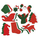 Felt Christmas Shapes 200pk