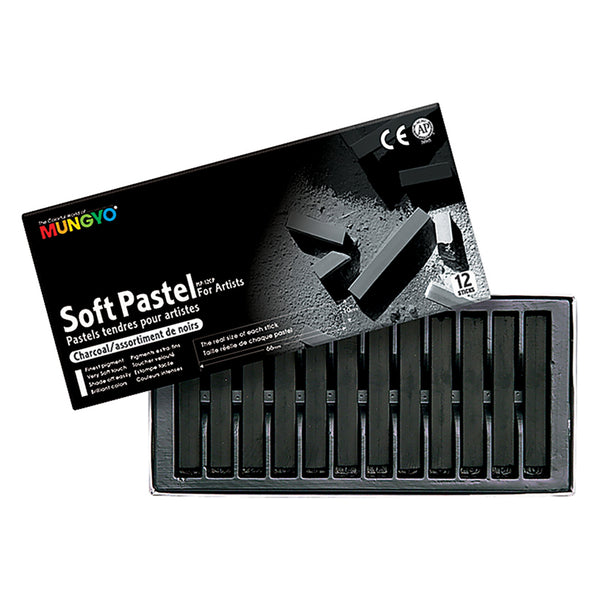 Soft Pastel Compressed Charcoal 12pk