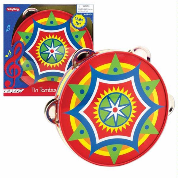 Schylling Tin Tambourine Toy