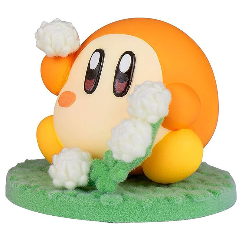 Kirby Fluffy Puffy Mine pelaa kukkahahmossa
