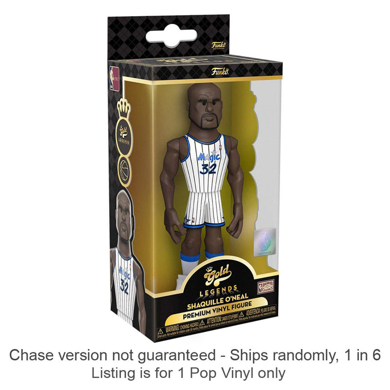 NBA: Shaquille O'Neal Vinyl Gold Chase -laitteet 1 6: sta