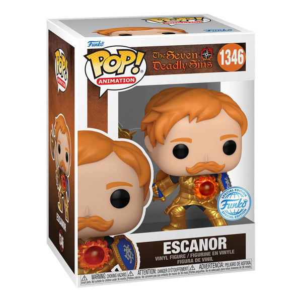 Seven Deadly Sins Escanor US Exclusive Metallic Pop! Vinyl