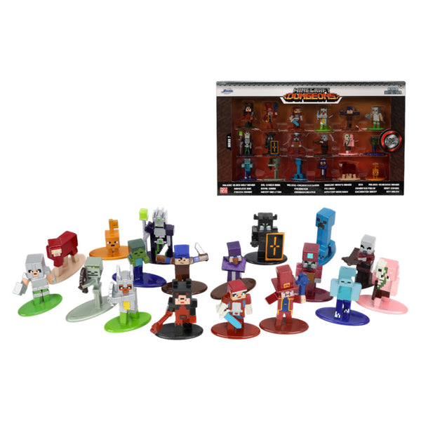 Minecraft Minecraft Dungeons Nano MetalFig 18-Pack Set