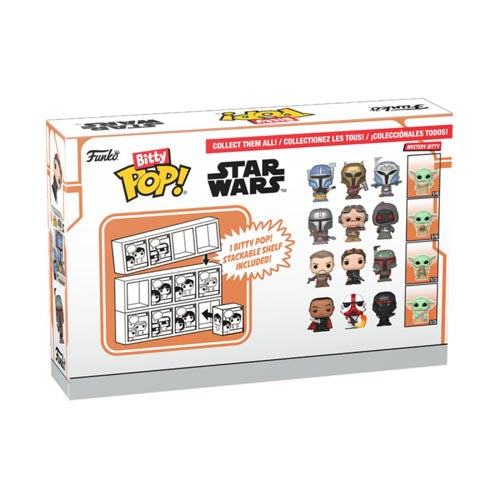 Star Wars: the Mandalorian Moff Gideon Bitty Pop! 4-Pack