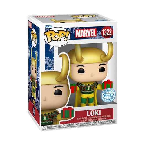 Marvel Comics Loki w/ Sweater Holiday US Ex. Metallic Pop!