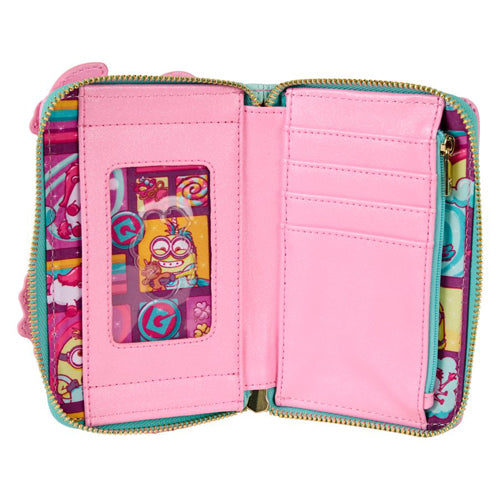 Minions Fluffy Unicorn Zip Around Wallet