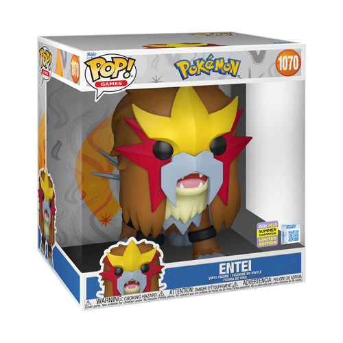 Pokemon Entei 10" SDCC 2025 Exclusive Pop! Vinyl