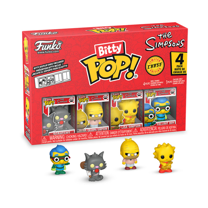 The Simpsons Scratchy Bitty Pop! 4-Pack