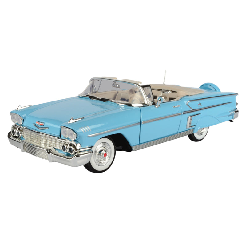 Timeless Legends 1958 Chevrolet Impala [Blue] 1:18 Diecast