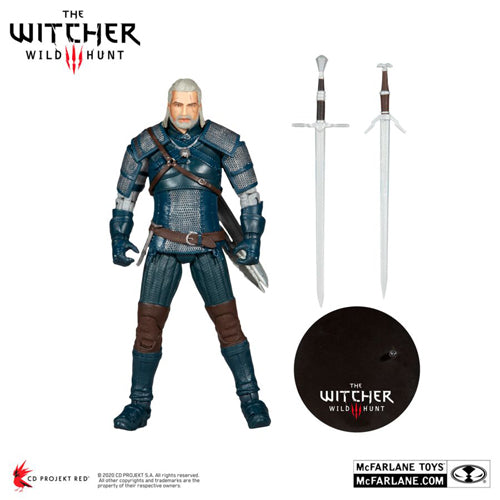 The Witcher 3: Wild Hunt Geralt of Rivia Viper Armour Teal-Dye 7" Figure