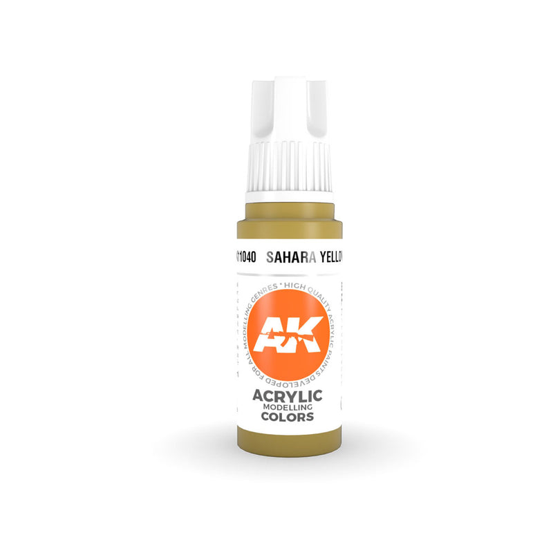 AK Interactive 3Gen -keltainen akryylimaali 17ml