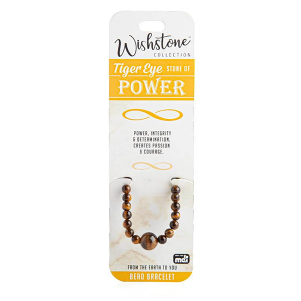 Wishstone -kokoelma Tiger Eye Bead -rannekoru