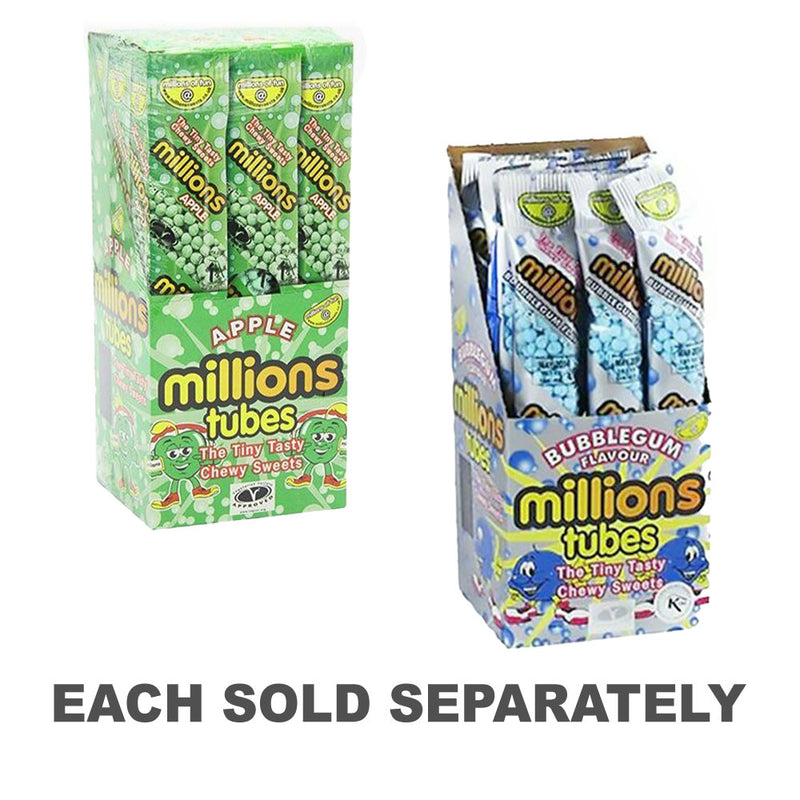 Millions Tubes Candy (12x60g)