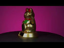 Golden Lucky Cat Solar Dancer