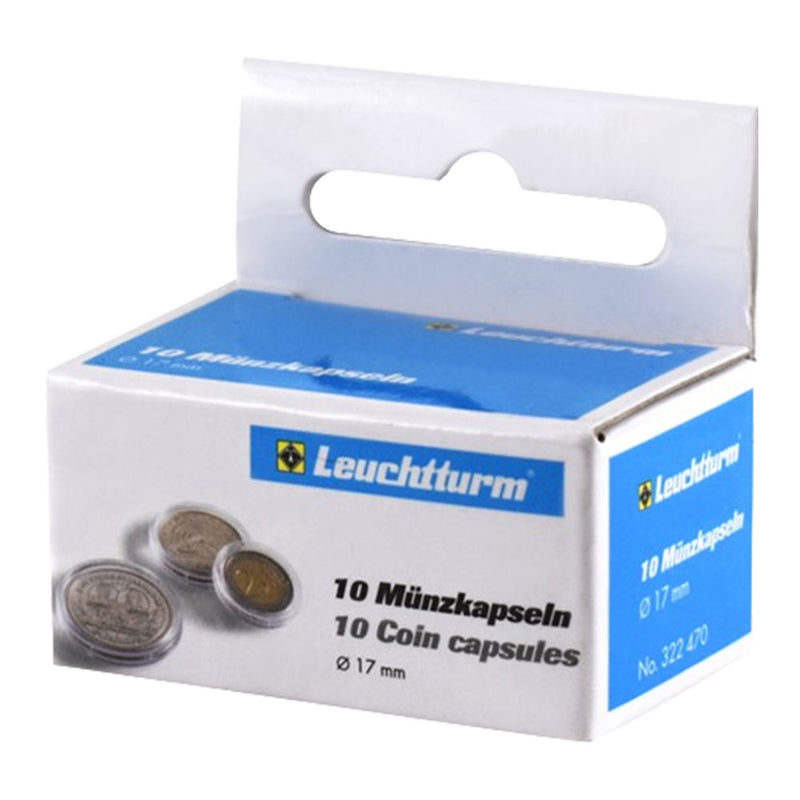 Leuchtturm Coin Capsules 10pk (from Size 10-19)