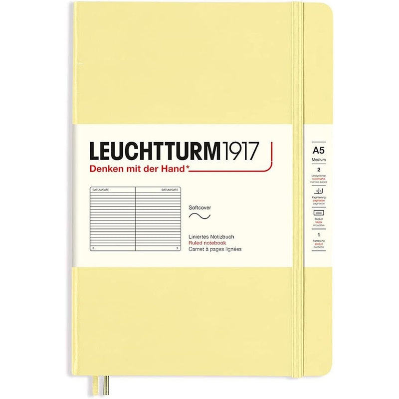 Leuchtturm Softcover Ruled Notebook A5